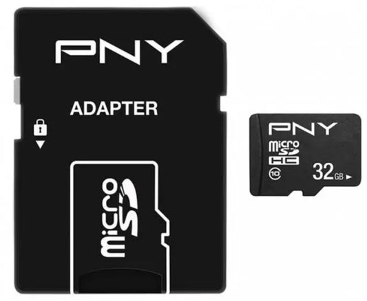 Speicherkarte microSDHC PNY Performance Plus, 32Gb, mit Adapter P-SDU32G10PPL-GE