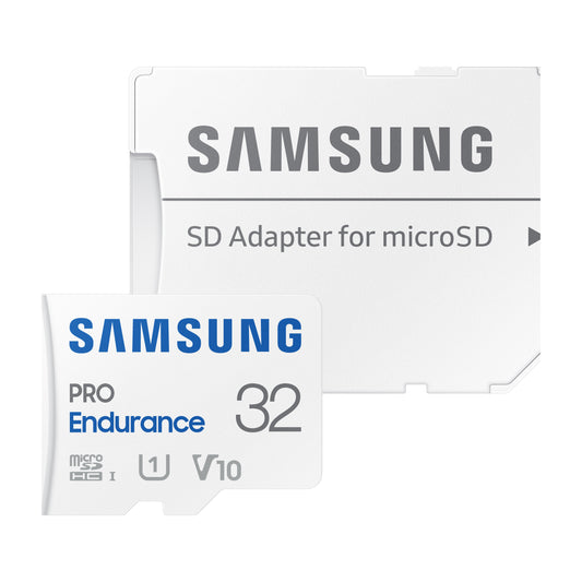Samsung PRO Endurance microSDHC-Speicherkarte, 32Gb, Klasse 10 / UHS-1 U1, mit Adapter MB-MJ32KA/EU