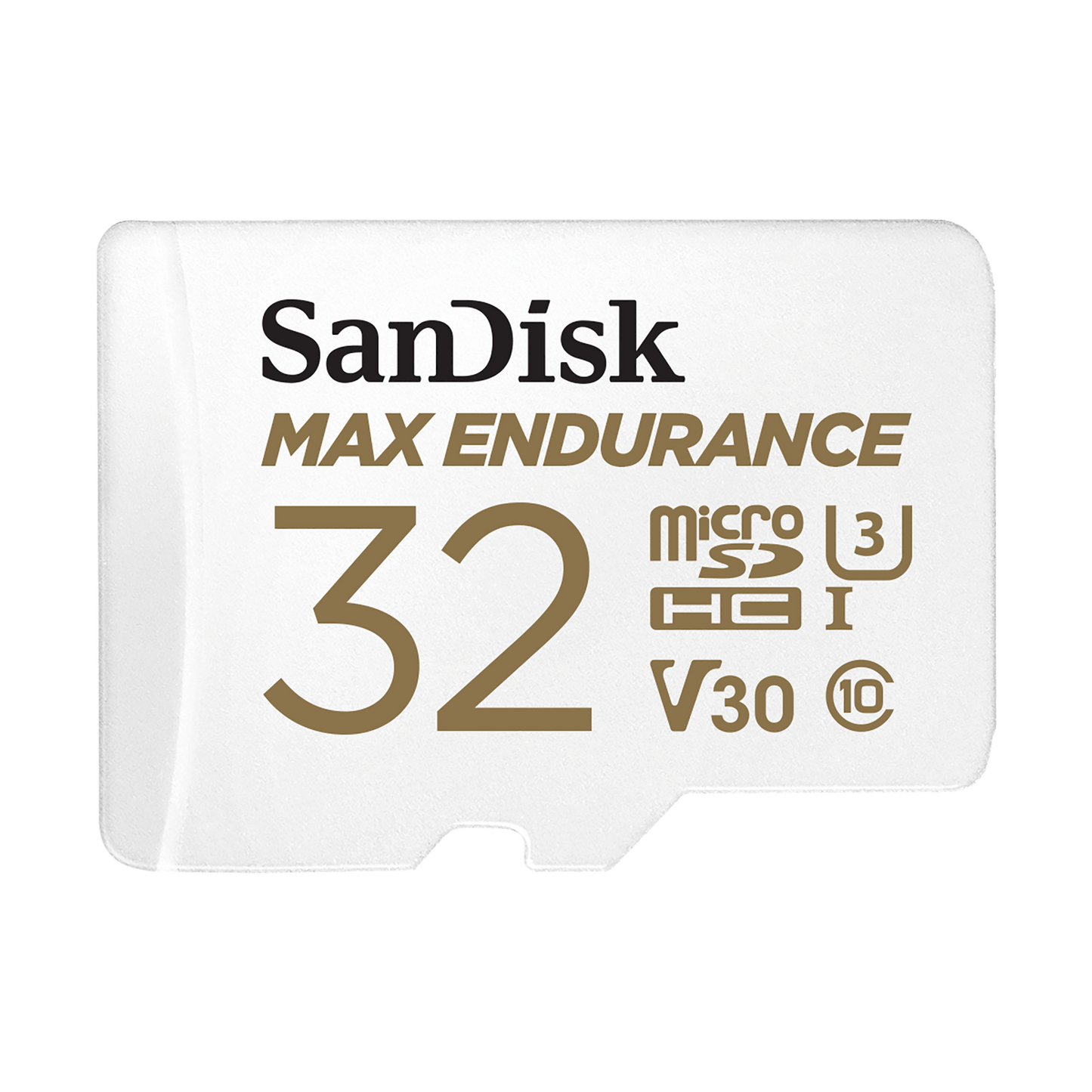 Speicherkarte microSDHC SanDisk MAX Endurance, 32Gb, Klasse 10 / UHS-1 U3, mit Adapter SDSQQVR-032G-GN6IA