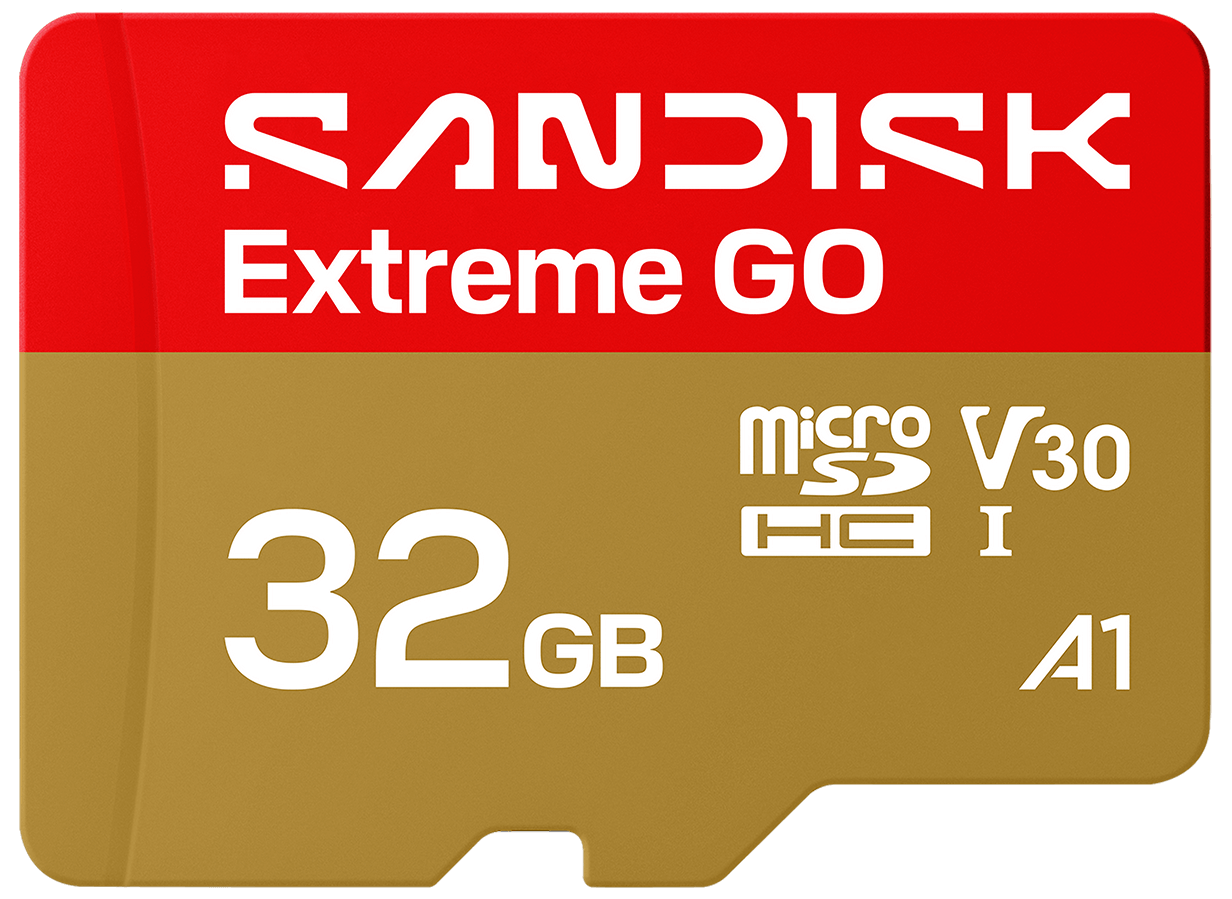 microSDHC Speicherkarte SanDisk Extreme GO Android A1, 32GB, Klasse 10 / UHS-1 U1 SDSQXGN-032G-GN6MN