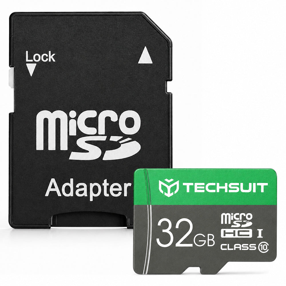 Techsuit THCM11 microSDHC-Speicherkarte, 32 GB, Klasse 10, mit Adapter