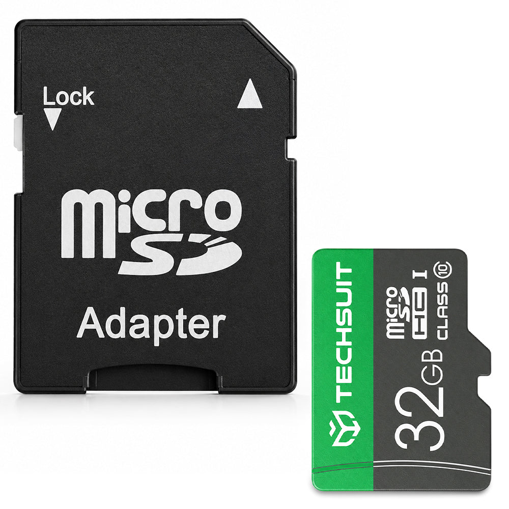 Techsuit THCM11 microSDHC-Speicherkarte, 32 GB, Klasse 10, mit Adapter