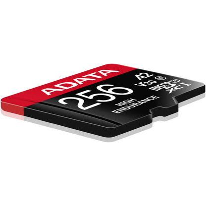 Speicherkarte microSDXC Adata High Endurance, 256Gb, Klasse 10 / UHS-1 U3, mit Adapter AUSDX256GUI3V30SHA2-RA1