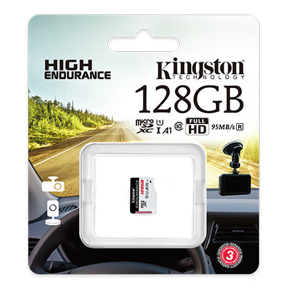Kingston Endurance microSDXC Speicherkarte, 128Gb, Klasse 10 / UHS-1 U1 SDCE/128GB