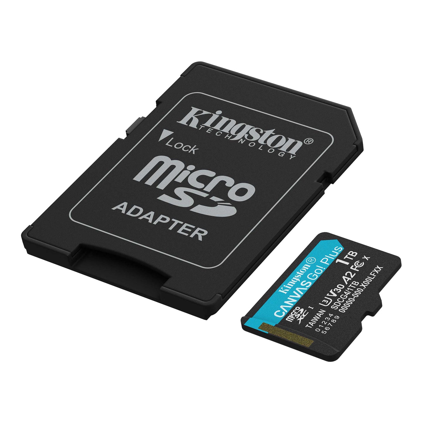 Kingston Canvas Go Plus Android A2 microSDXC Speicherkarte, 1TB, Klasse 10 / UHS-1 U3, mit Adapter ‎SDCG4/1TB