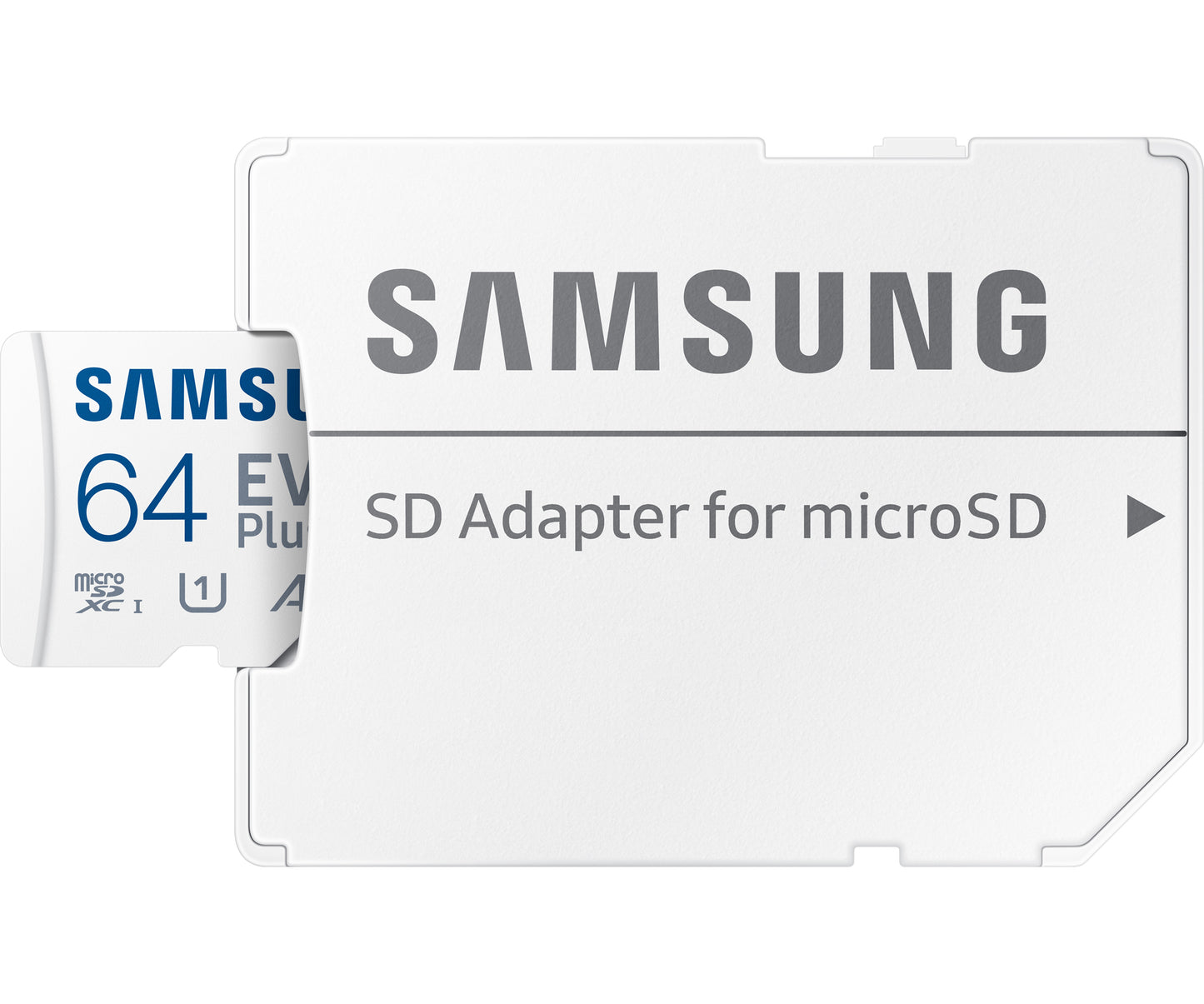 Speicherkarte microSDXC Samsung Evo Plus, 64Gb, Klasse 10 / UHS-1 U1, mit Adapter MB-MC64KA/EU MB-MC64KA/EU