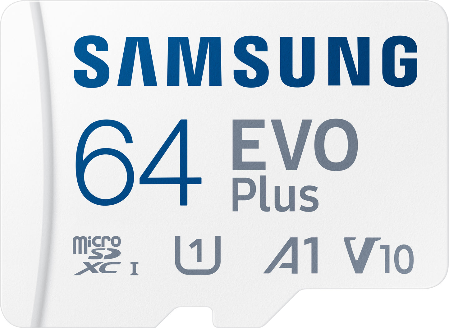 Speicherkarte microSDXC Samsung Evo Plus, 64Gb, Klasse 10 / UHS-1 U1, mit Adapter MB-MC64KA/EU MB-MC64KA/EU