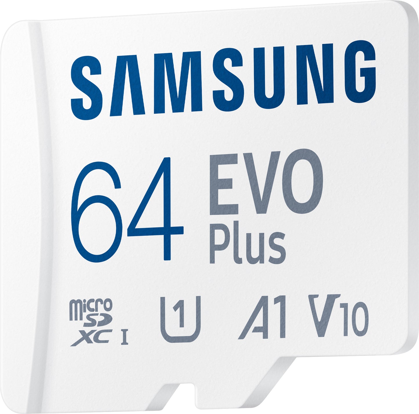 Speicherkarte microSDXC Samsung Evo Plus, 64Gb, Klasse 10 / UHS-1 U1, mit Adapter MB-MC64KA/EU MB-MC64KA/EU