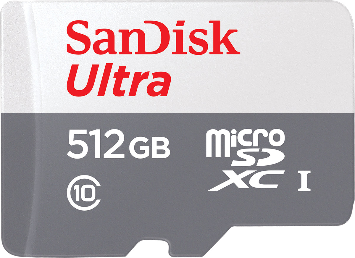 Speicherkarte microSDXC SanDisk Ultra, 512Gb, Klasse 10 SDSQUNR-512G-GN3MN