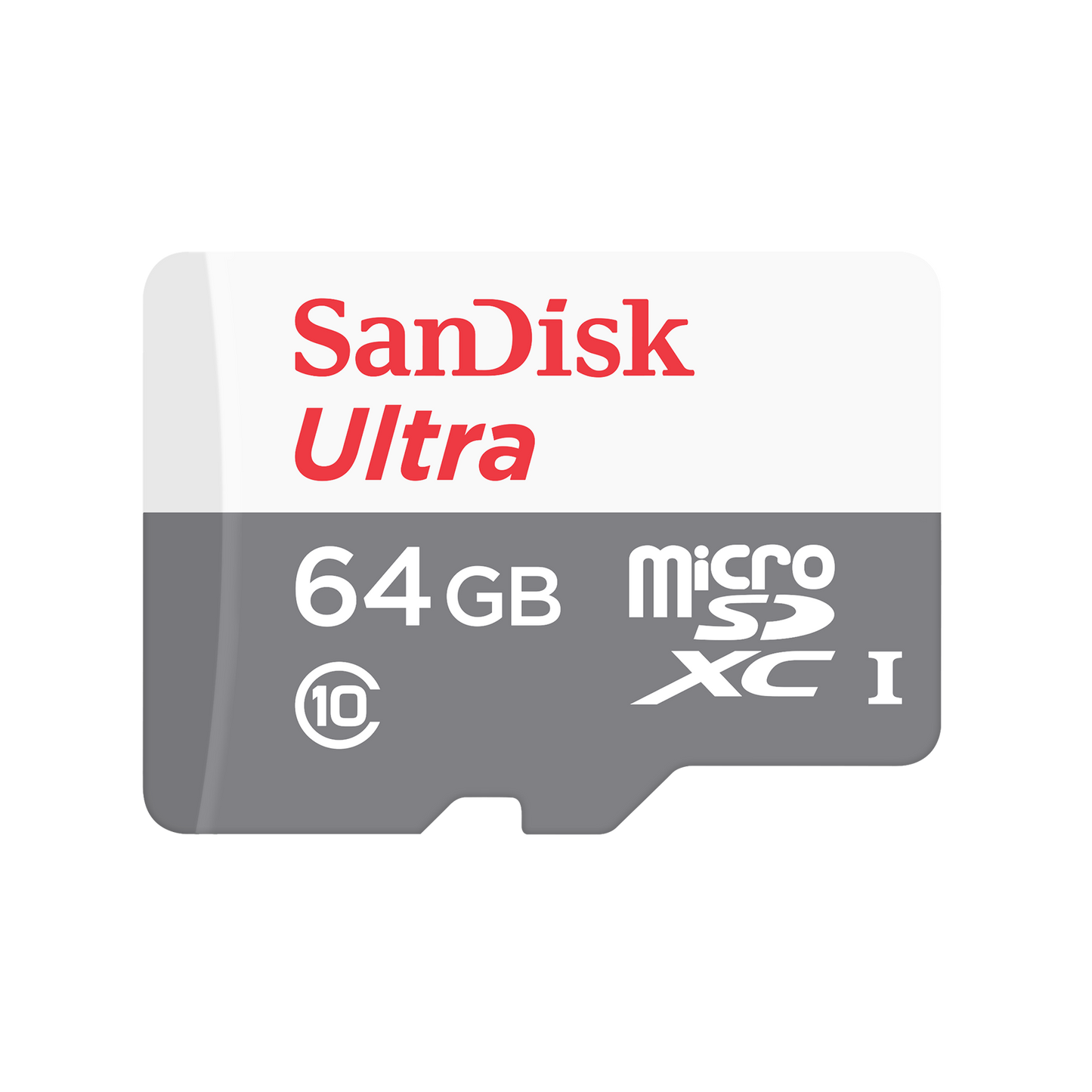 SanDisk Ultra microSDXC Speicherkarte, 64Gb, Klasse 10, mit Adapter SDSQUNR-064G-GN6TA