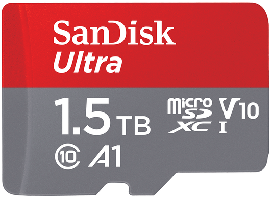 Speicherkarte microSDXC SanDisk Ultra Android A1, 1.5TB, Klasse 10 / UHS-1 U1 SDSQUAC-1T50-GN6MN