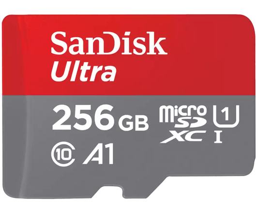 Speicherkarte microSDXC SanDisk Ultra Android A1, 256Gb, Klasse 10 / UHS-1 U1 SDSQUAC-256G-GN6MN