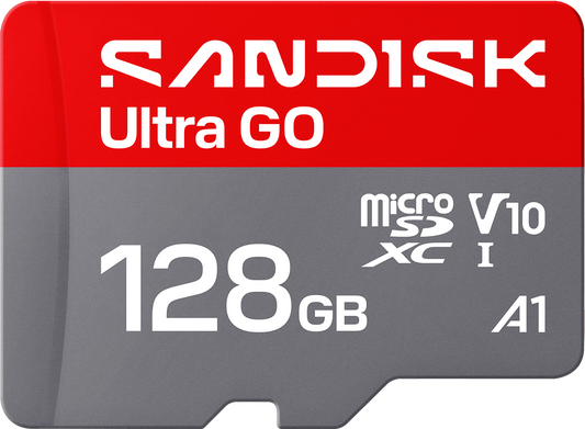 microSDXC-Speicherkarte SanDisk Ultra GO Android A1, 128GB, Klasse 10 / UHS-1 U1 SDSQUGN-128G-GN6MN