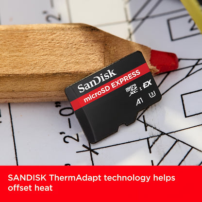 SanDisk Express microSDXC Speicherkarte, 128Gb, Klasse 10 / UHS-1 U3 SDSQXFN-128G-GN4NN