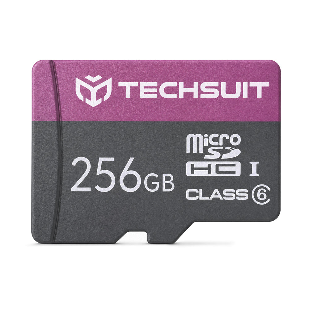 MicroSDXC Speicherkarte Techsuit THCM27, 256GB, Klasse 6, mit Adapter