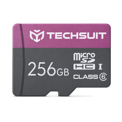 MicroSDXC Speicherkarte Techsuit THCM27, 256GB, Klasse 6, mit Adapter