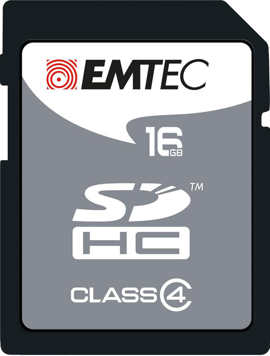 SDHC-Speicherkarte Emtec EliteSilver, 16Gb, Klasse 4 ECMSD16GHC4