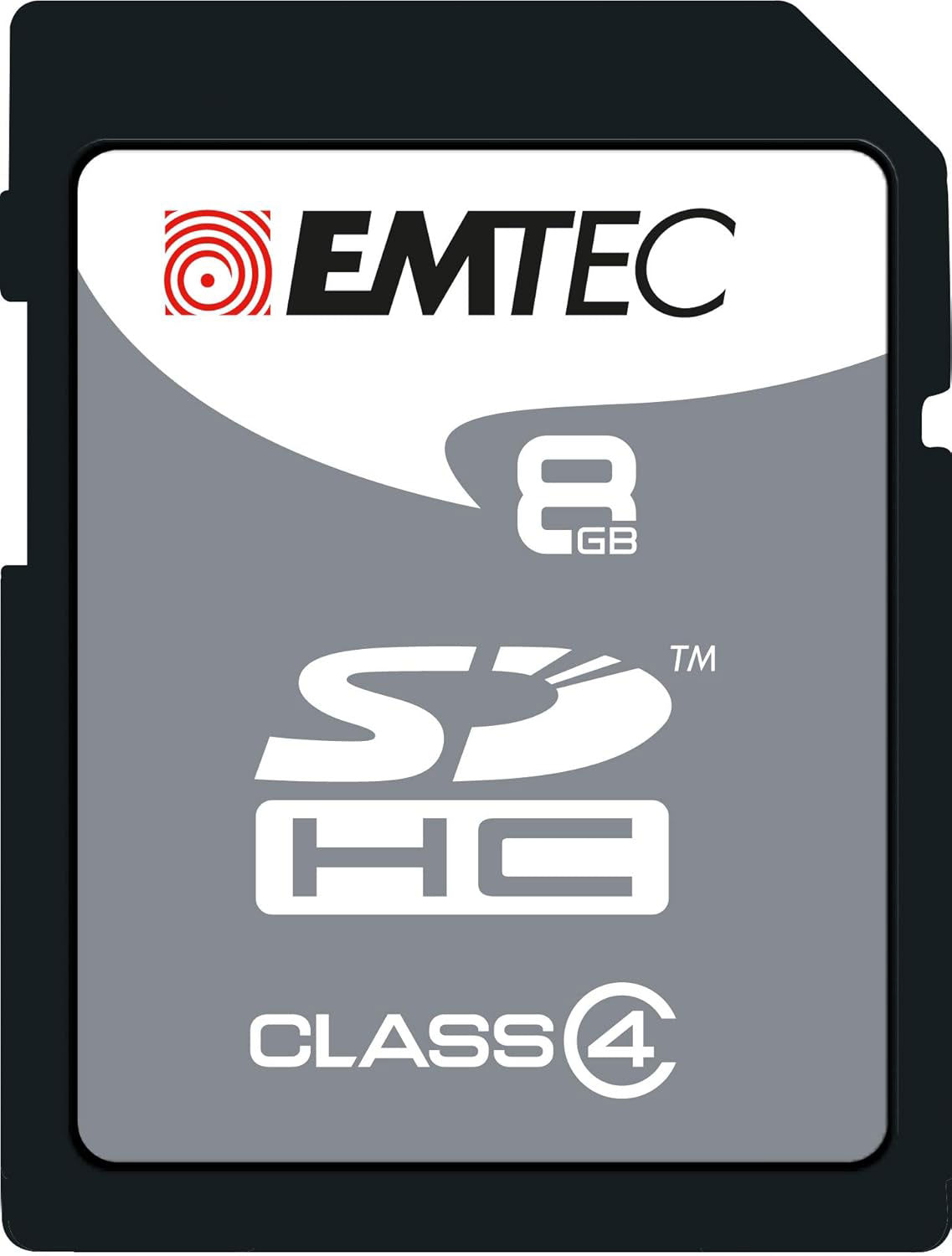 SDHC-Speicherkarte Emtec EliteSilver, 8Gb, Klasse 4 ECMSD8GHC4