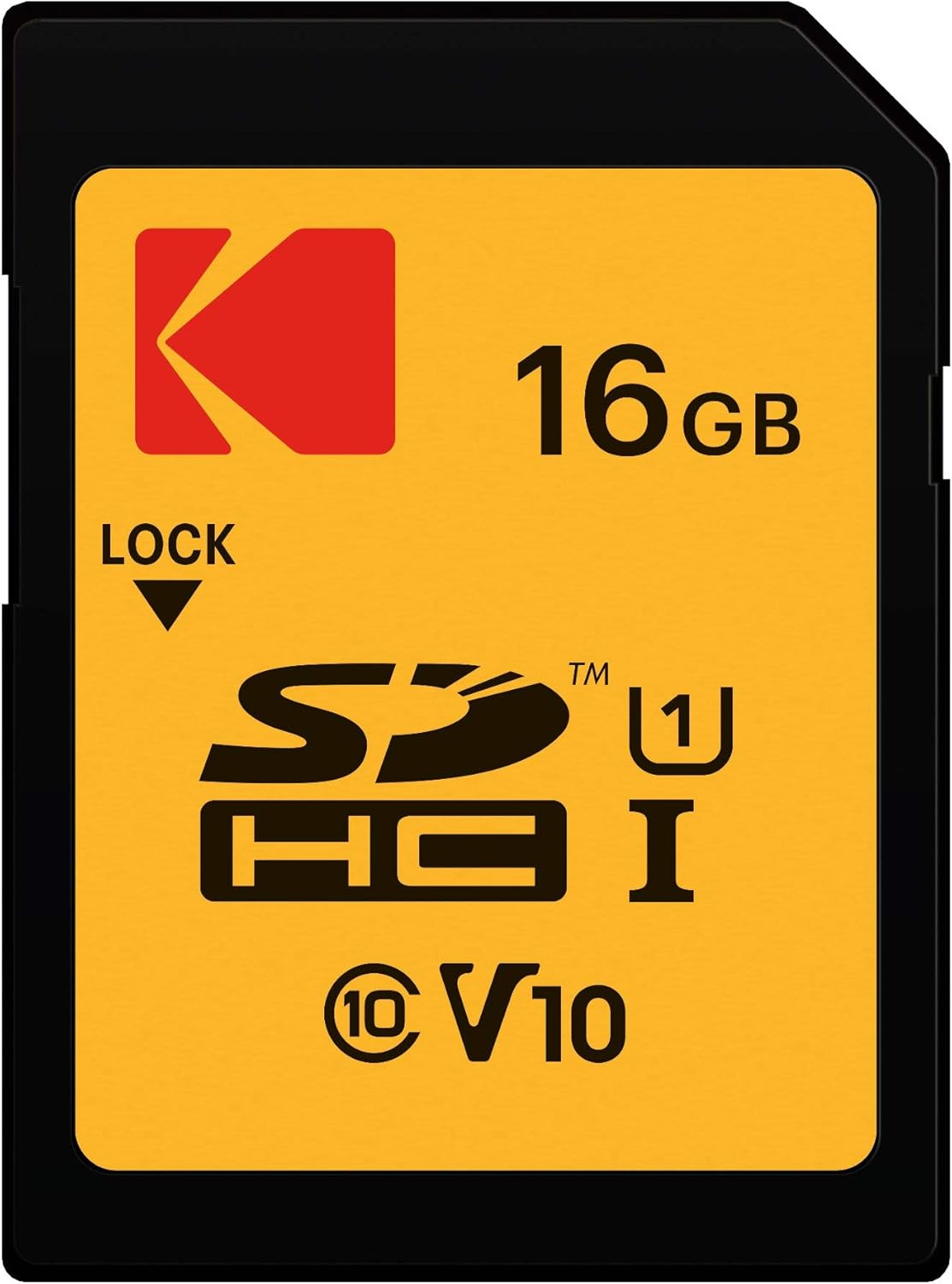 SDHC-Speicherkarte Kodak Premium Performance, 16Gb, Klasse 10 / UHS-1 U1 EKMSD16GHC10K