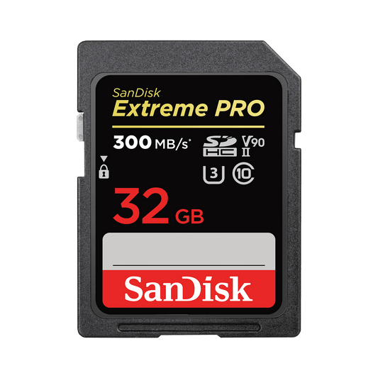 SDHC-Speicherkarte SanDisk Extreme Pro, 32Gb, Klasse 10 / UHS-1 U3 SDSDXXO-032G-GN4IN