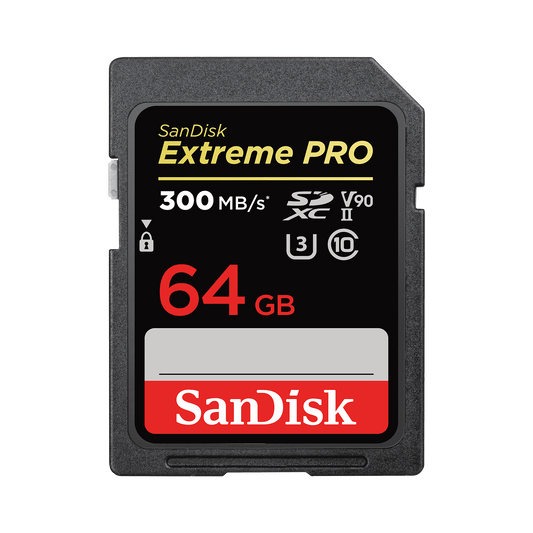 SDXC-Speicherkarte SanDisk Extreme Pro, 64Gb, Klasse 10 / UHS-1 U3 SDSDXXU-064G-GN4IN
