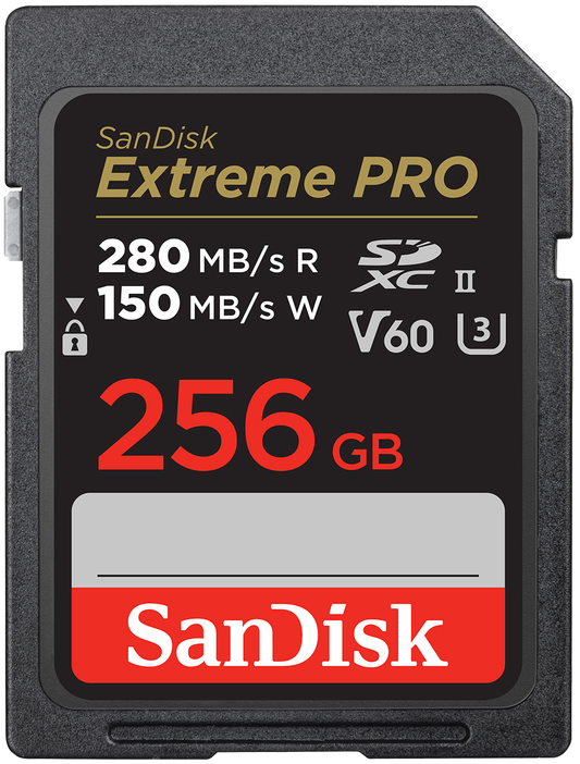 SDXC Speicherkarte SanDisk Extreme Pro, 256GB, Klasse 10 / UHS-2 U3 SDSDXEP-256G-GN4IN