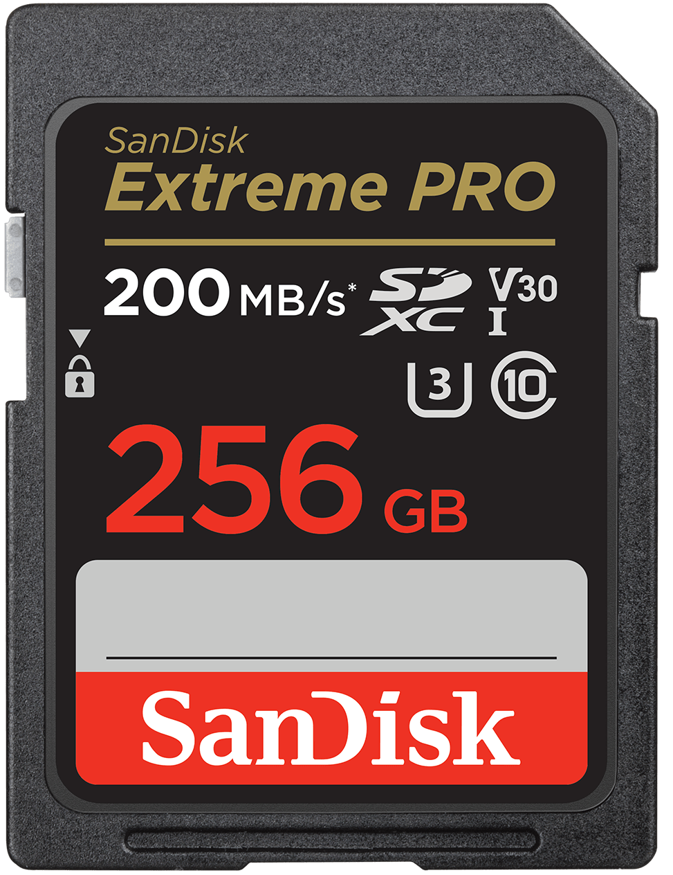 SDXC Speicherkarte SanDisk Extreme Pro, 256GB, Klasse 10 / UHS-1 U3 SDSDXXD-256G-GN4IN