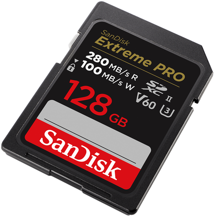 SDXC Speicherkarte SanDisk Extreme Pro, 128GB, Klasse 10 / UHS-2 U3 SDSDXEP-128G-GN4IN