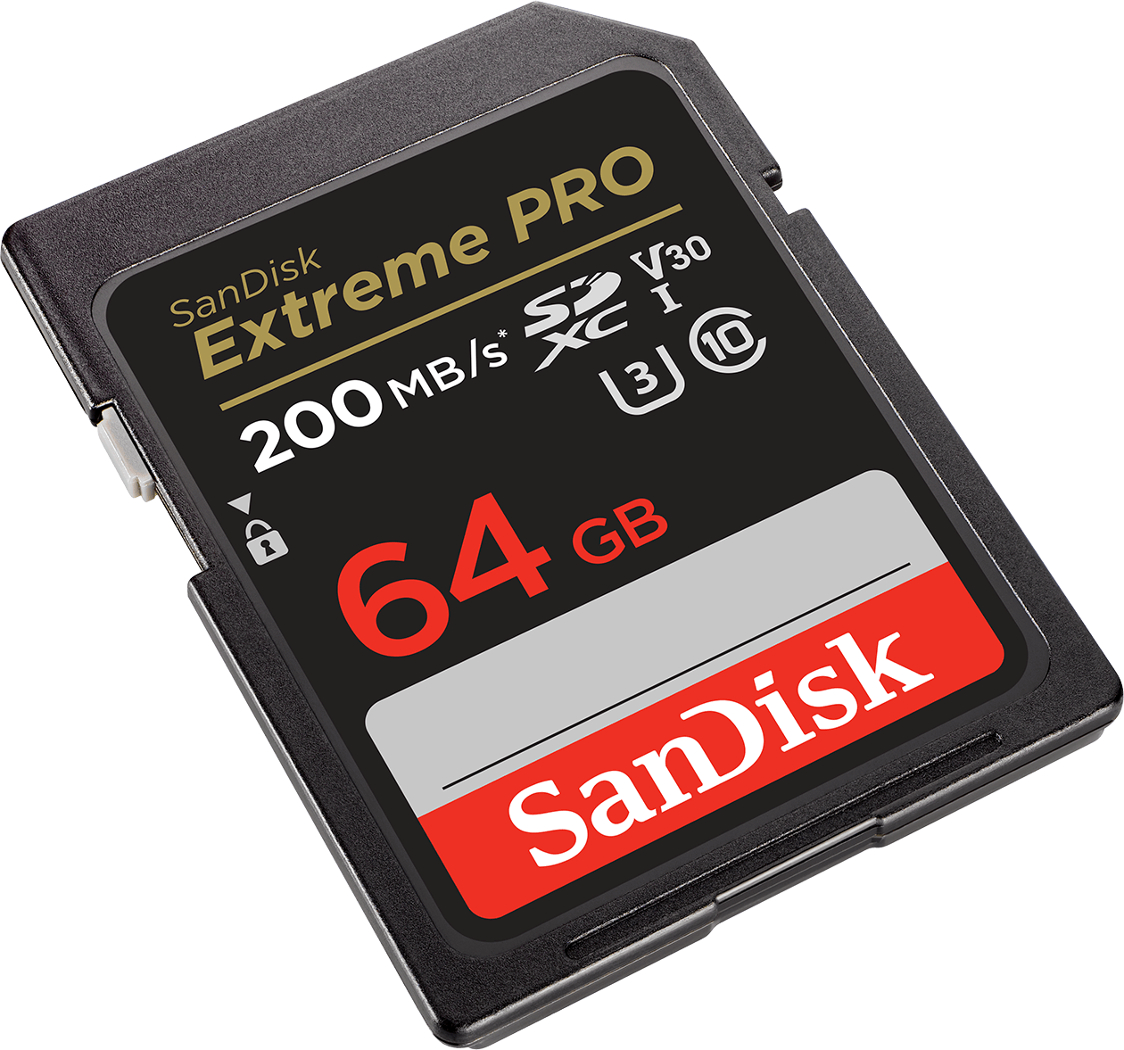 SDXC-Speicherkarte SanDisk Extreme Pro, 64Gb, Klasse 10 / UHS-1 U3 SDSDXXU-064G-GN4IN