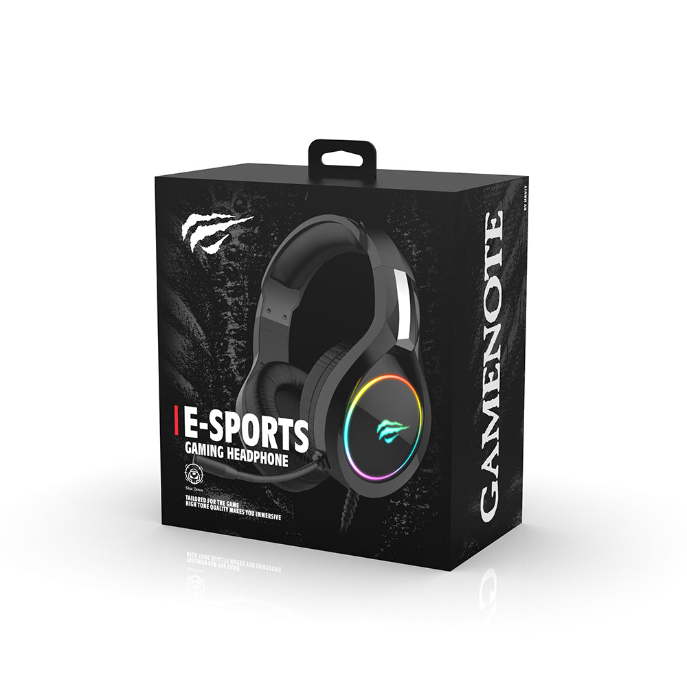 Gaming Kopfhörer 3.5mm HAVIT H2002D, 2m, Lila