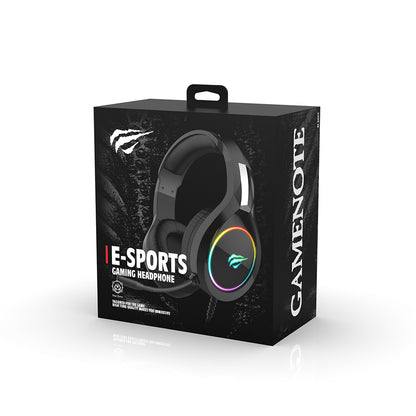 Gaming Kopfhörer 3.5mm HAVIT H2002D, 2m, Lila