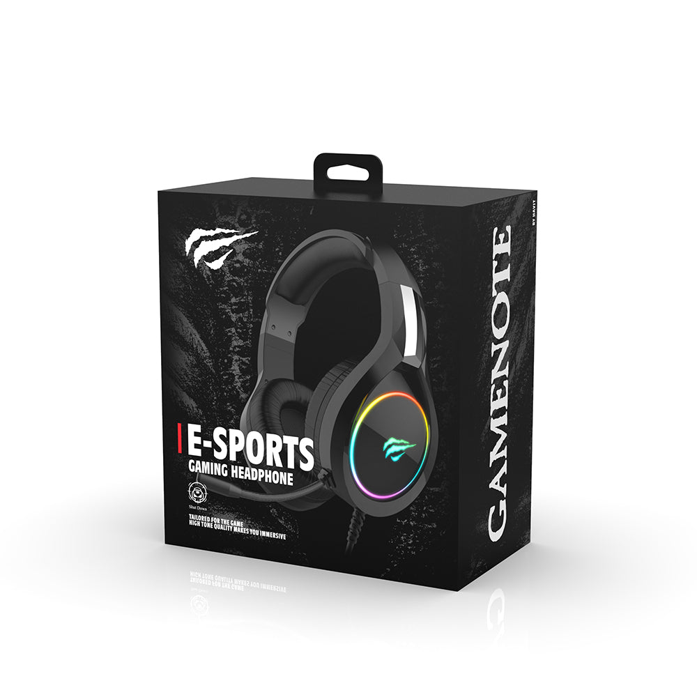 Gaming Kopfhörer 3.5mm HAVIT H2002D, 2m, Rosa