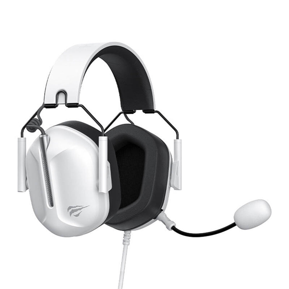 HAVIT H2033d 3.5mm Gaming Headphones, 2.2m, White