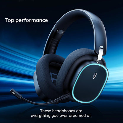 Gaming-Kopfhörer Wireless Baseus AeQur GH02, RGB, BT / Wi-Fi / Wired, Schwarz A00050800113-Z1