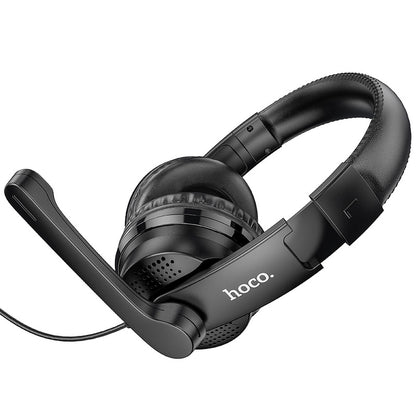 Gaming-Kopfhörer 3,5 mm HOCO W103, Schwarz