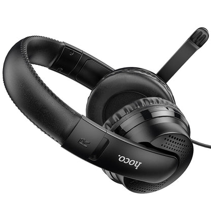 Gaming-Kopfhörer 3,5 mm HOCO W103, Schwarz
