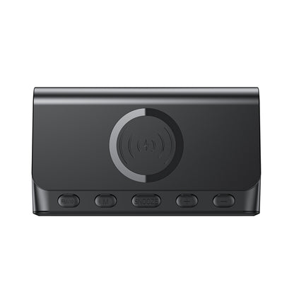 HAVIT W3041 6in1 Digitaluhr mit Wireless QI Ladefunktion, Schwarz