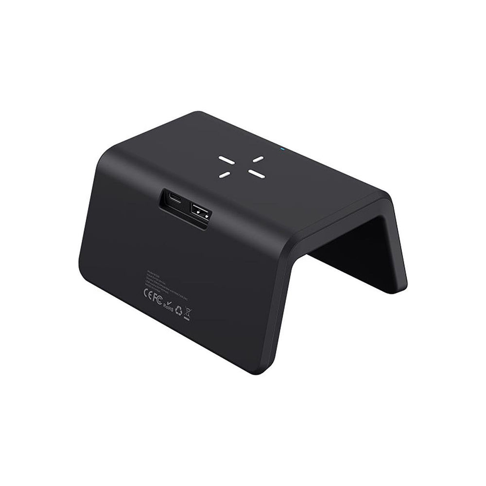 Digitaluhr HAVIT W320 mit Wireless QI-Ladung, Schwarz