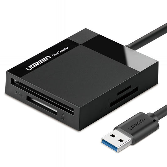 USB 3.0 Kartenleser UGREEN CR125, SD - microSD - CF - MS, Schwarz