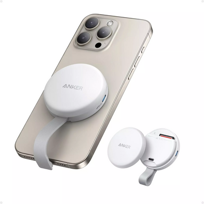 Anker MagGo USB-C Card Reader for Apple iPhone USB-C, SD - microSD, White A83D1G21