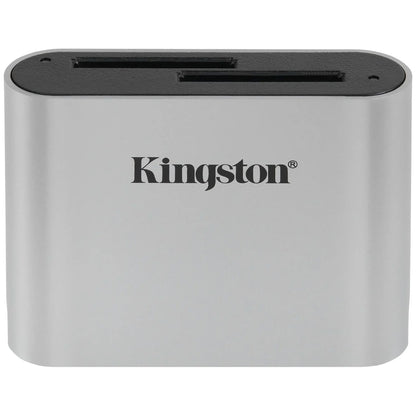 Kingston Workflow USB-C Kartenleser, Dual SD, Grau WFS-SD