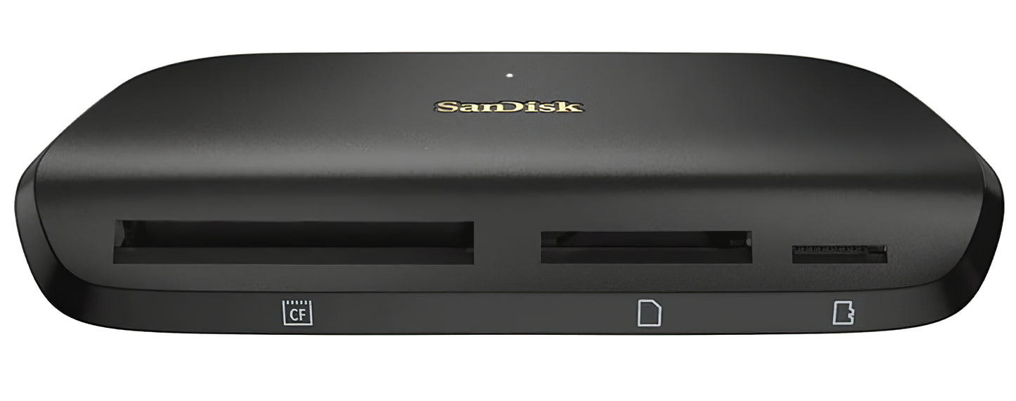 SanDisk Image Mate Pro USB-C Kartenleser, CF - SD - microSD, Schwarz SDDR-A631-GNGNN