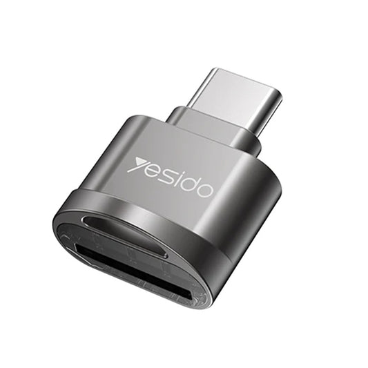 Kartenleser USB-C Yesido GS19, USB-A (OTG) - microSD, Grau
