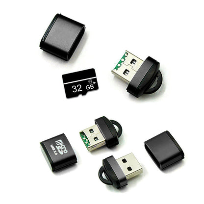 USB-Kartenleser OEM CR01, microSD, Schwarz
