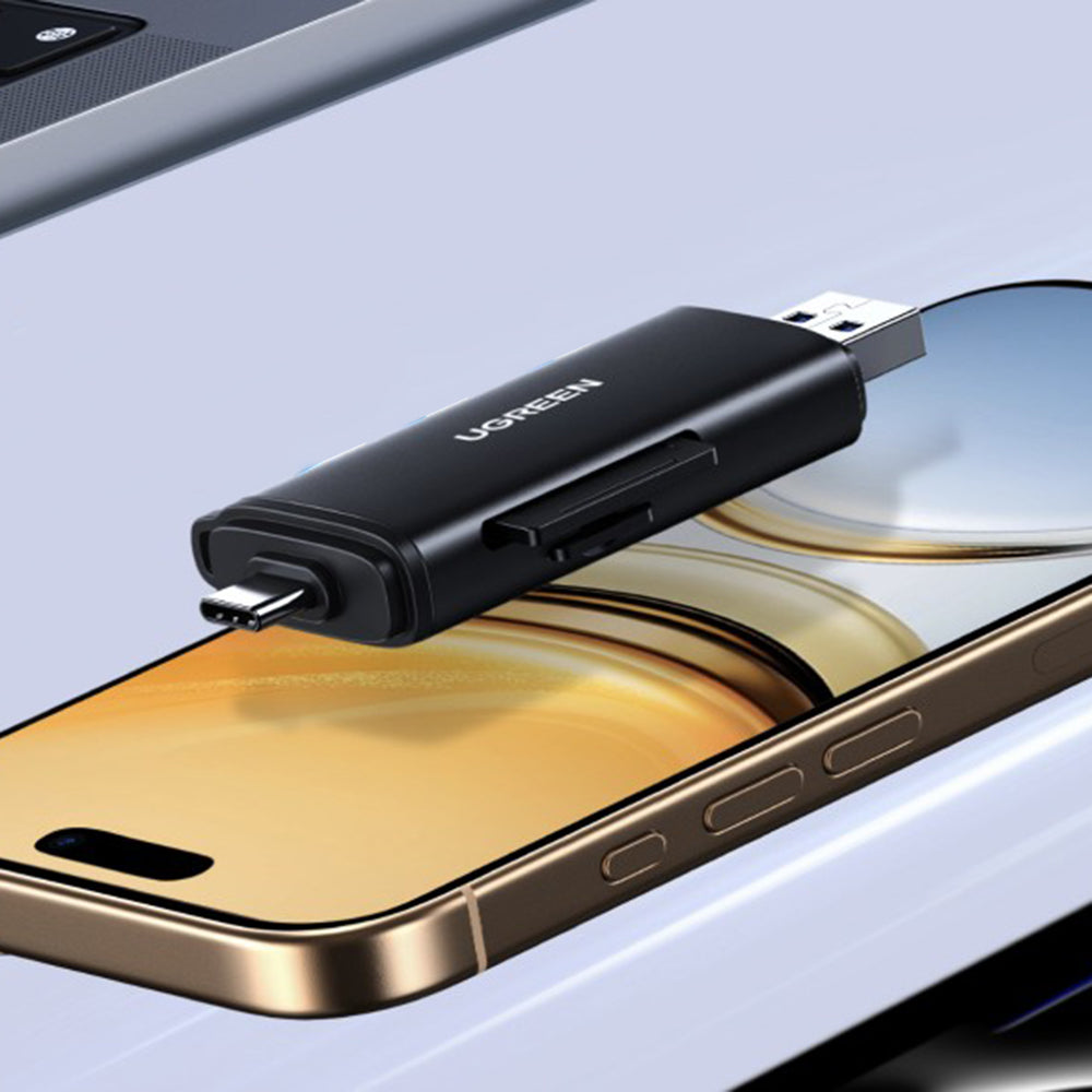 UGREEN CM803 (65024) USB / USB-C Card Reader, SD - microSD, Black