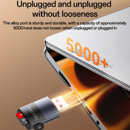 USB-Kartenleser Yesido GS36, microSD, Schwarz