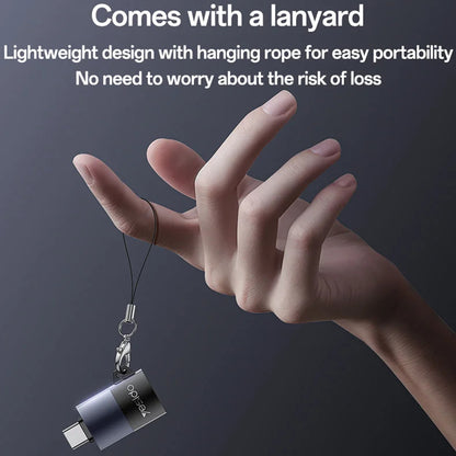 USB-Kartenleser Yesido GS37, microSD, Schwarz