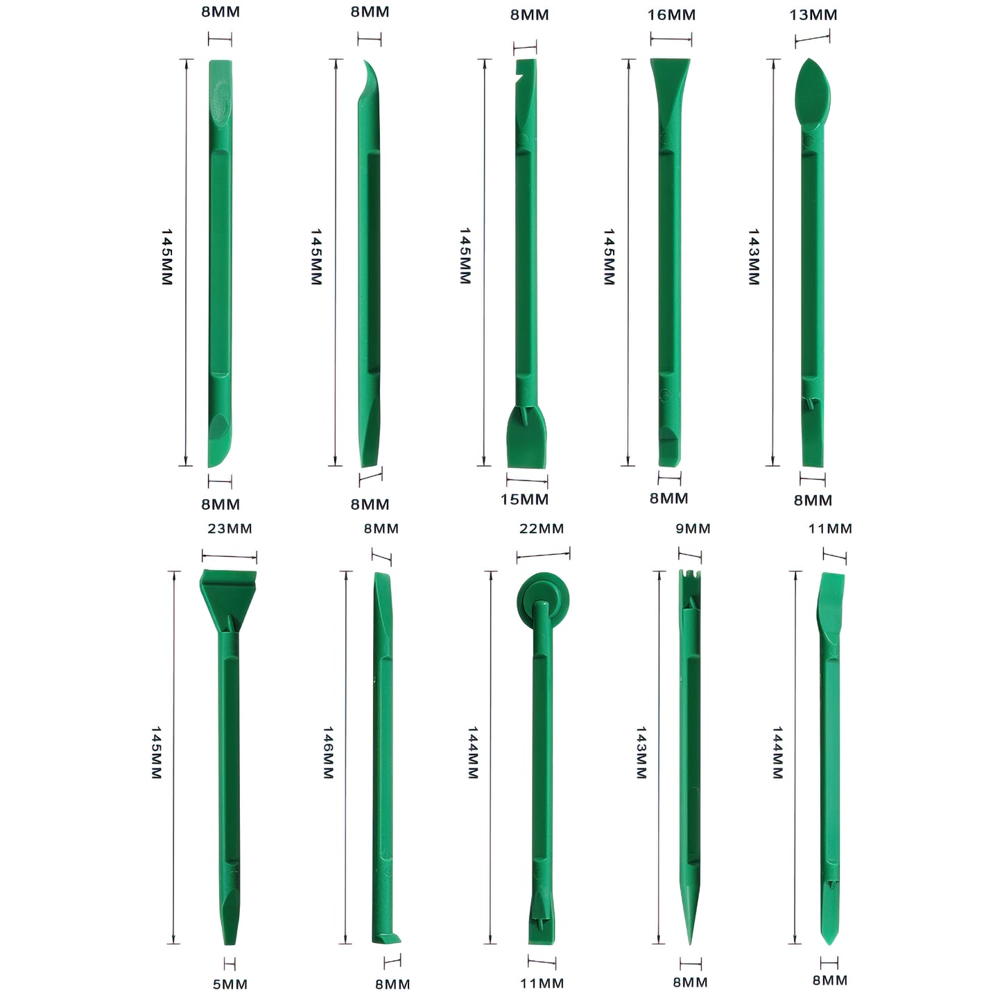 Clips Kunststoff Best BST-041, 10in1