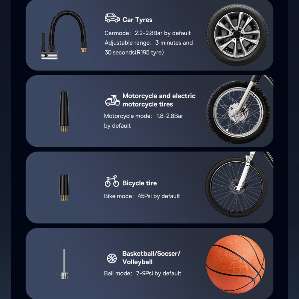 Baseus Mega EnergyPump CRNL060001 Auto Compressor