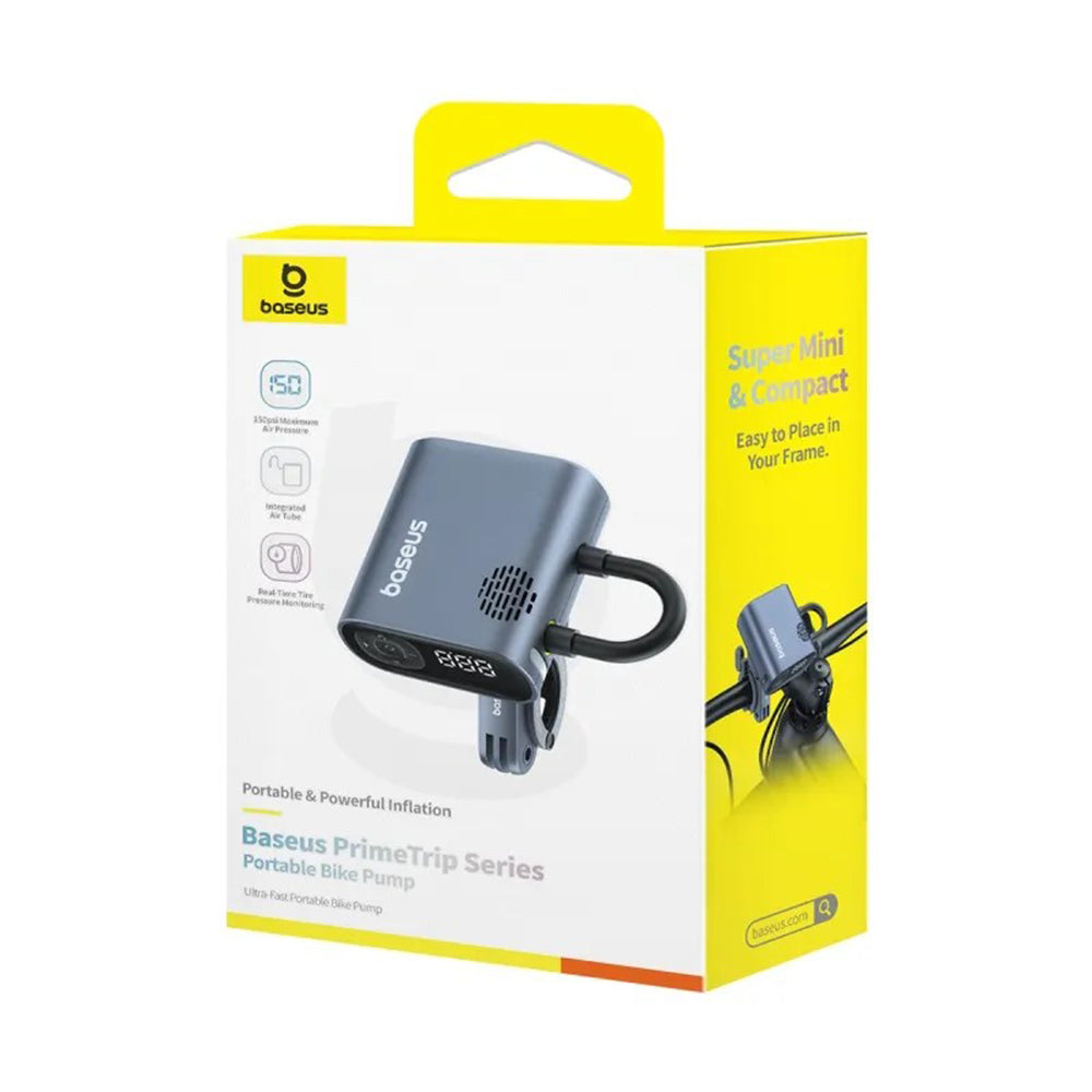 Baseus PrimeTrip Fahrradkompressor, Schwarz C11169000121-00